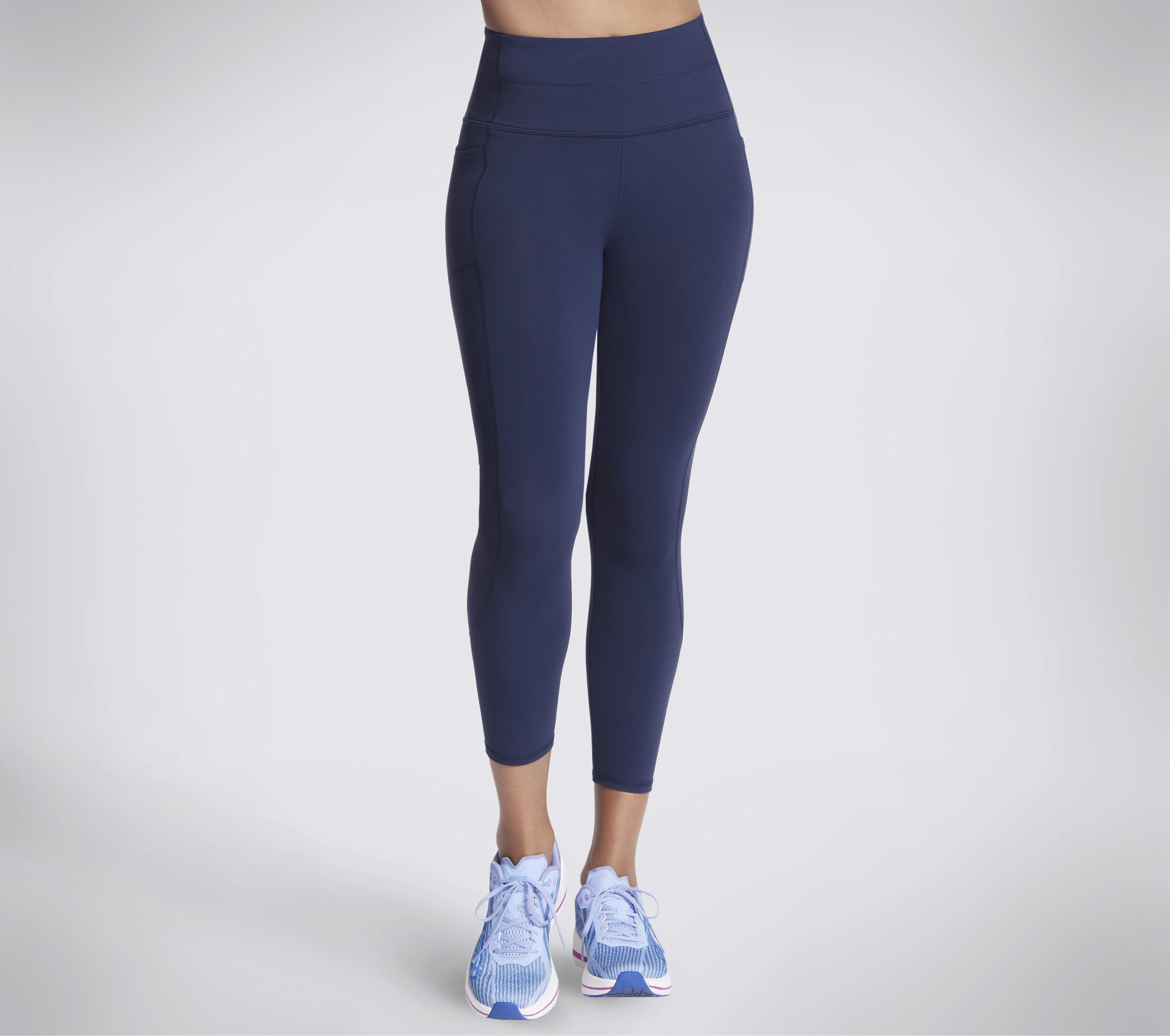 Skechers GO WALK High Waist 7/8 Legging en Navy, talla Pequeña