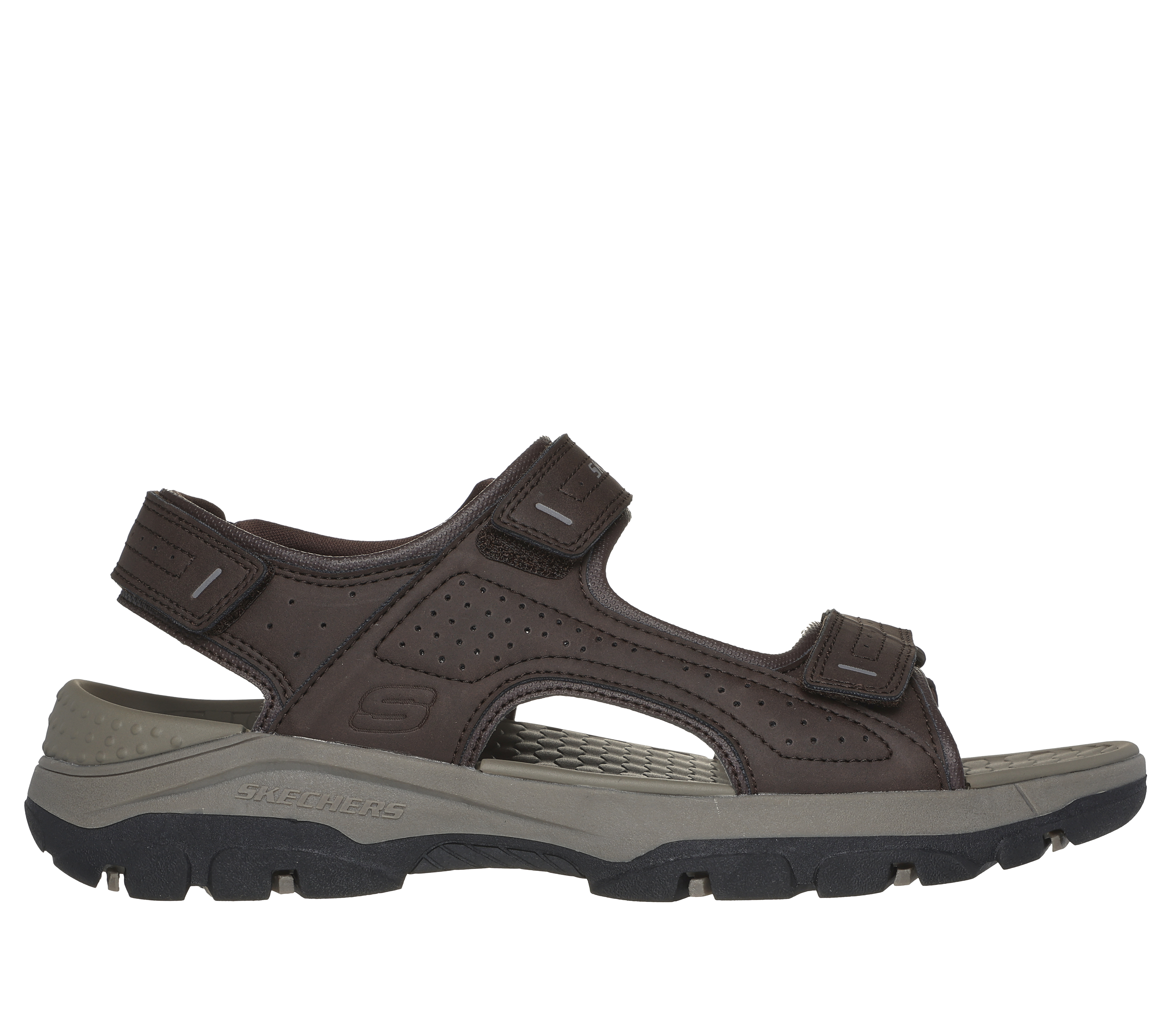 Skechers Relaxed Fit: TresHombre - Garo en Chocolate, talla 46, Vegan