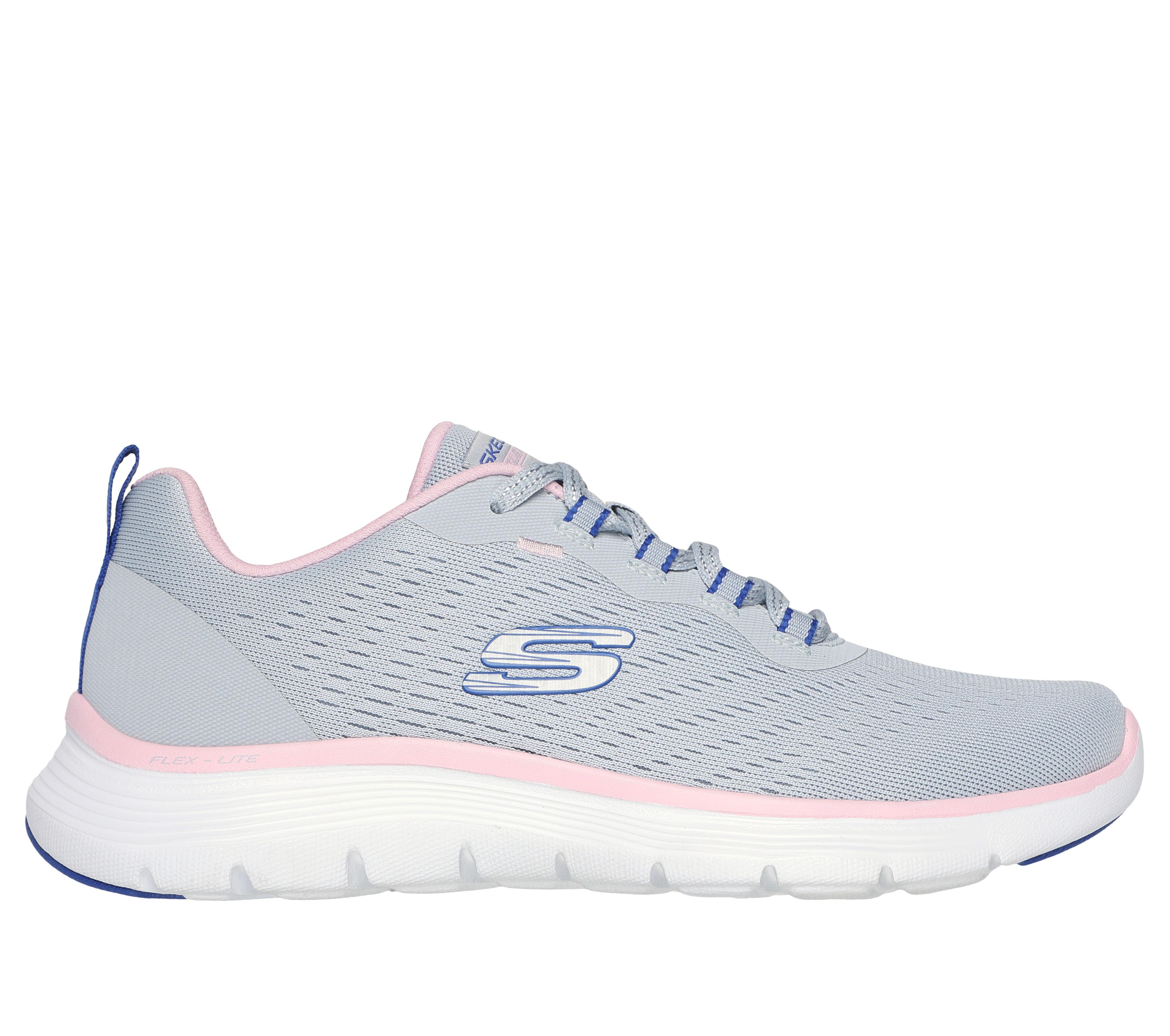 Skechers Flex Appeal 5.0 en Gris/Hombreta, talla 40, Vegan