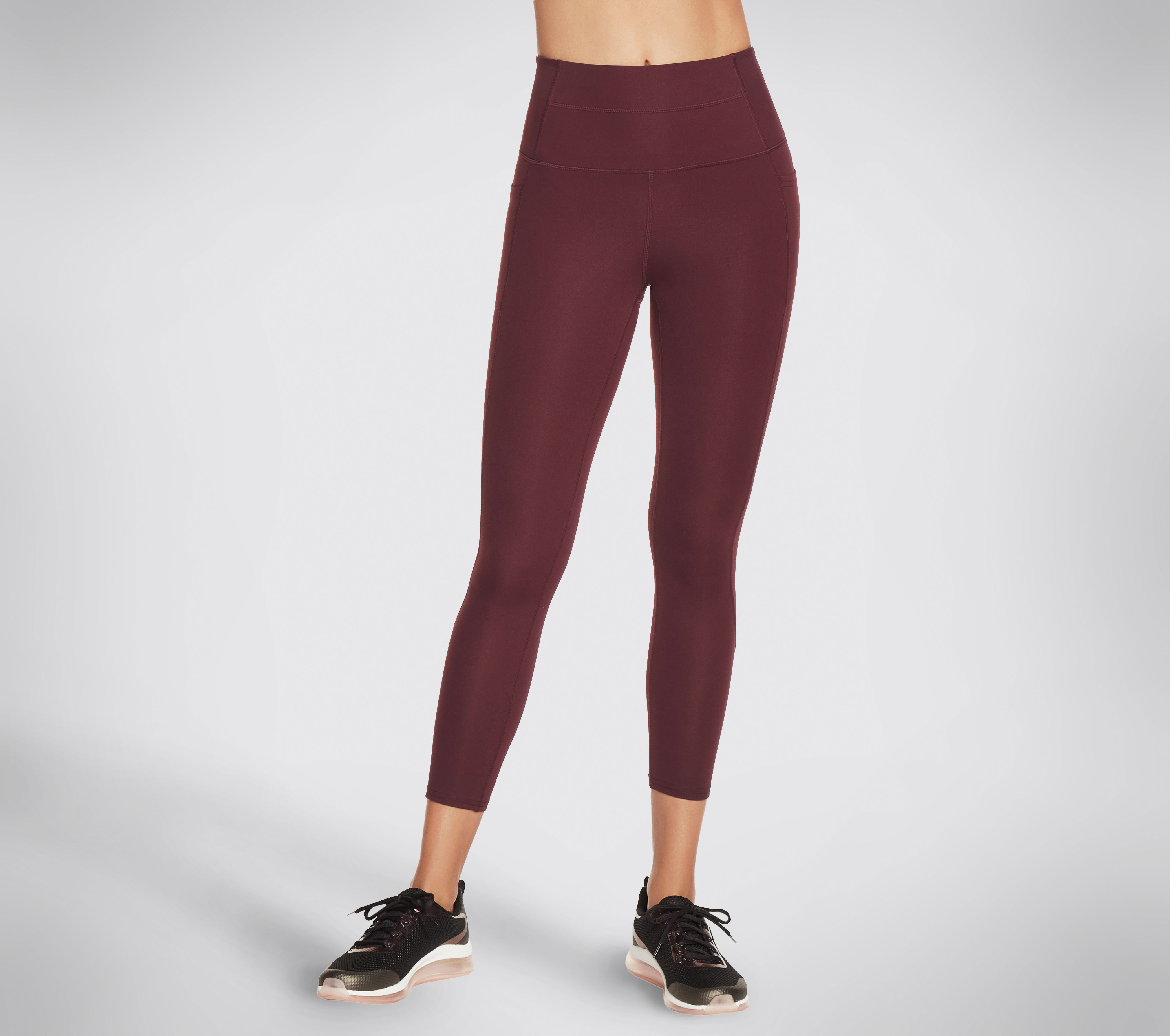 Skechers GO WALK High Waist 7/8 Legging en Morado, talla 2XL